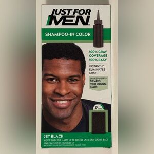 Just For Men Shampoo-In Color, Keratin & Vitamin E for Stronger Hair, Je…